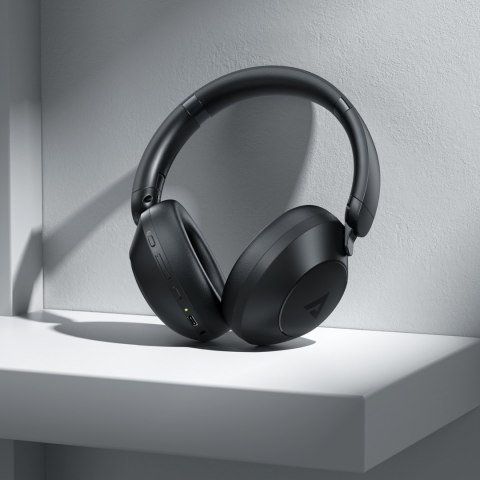 Słuchawki bezprzewodowe H3 Bluetooth z ANC USB-C IPX4 - czarne