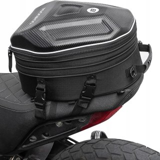 Torba motocyklowa plecak na kask mocowana na bak lub siedzeniu 35l - czarna