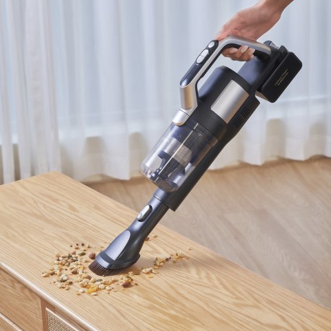 4w1 Bezprzewodowy odkurzacz i myjka JIMMY PW11 Pro HEPA 460W - srebrny czarny