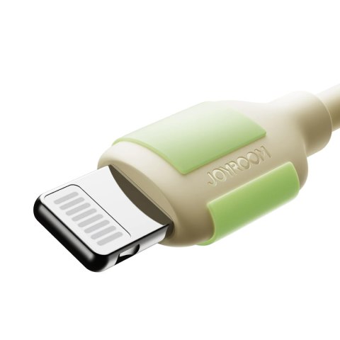 Kabel przewód USB-C - iPhone Lightning z fluorescencyjną końcówką 30W 1.2m - beżowy Kabel przewód USB-C - iPhone Lightning z fluorescencyjną końcówką 30W 1.2m - beżowy