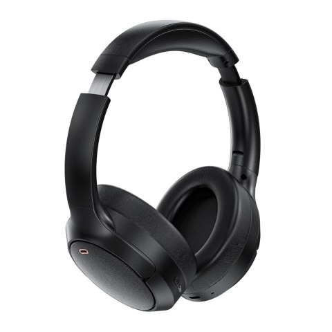 Słuchawki nauszne H6 ANC bezprzewodowe Bluetooth 5.3 IPX4 - czarne