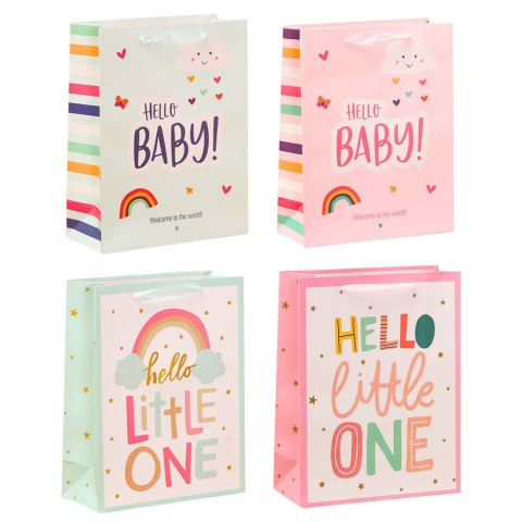 Torba Prezentowa Dla Dziecka Hello Baby Little One 36 x 12 x 10cm Torba Prezentowa Dla Dziecka Hello Baby Little One 36 x 12 x 10cm
