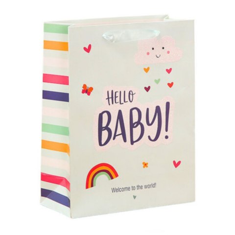 Torba Prezentowa Dla Dziecka Hello Baby Little One 36 x 12 x 10cm Torba Prezentowa Dla Dziecka Hello Baby Little One 36 x 12 x 10cm