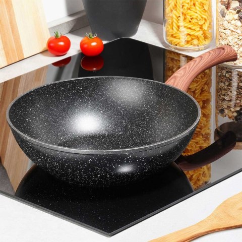 GŁĘBOKA PATELNIA GRANITOWA WOK 28cm 199079 GŁĘBOKA PATELNIA GRANITOWA WOK 28cm 199079