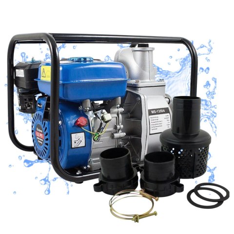 Motopompa 60000l/h 6.5km benzyna 168f-1 do wody czystej i brudnej Motopompa 60000l/h 6.5km benzyna 168f-1 do wody czystej i brudnej