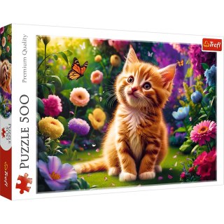 Puzzle - 500 - Uroczy kotek Trefl 37525