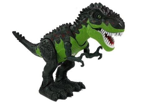 Dinozaur Na Baterie Składa Jaja Zieje Ogniem Para Wodna Zielony Dinozaur Na Baterie Składa Jaja Zieje Ogniem Para Wodna Zielony