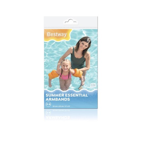 Dmuchane Rękawki Pomarańczowe 20cm Bestway 32005 Dmuchane Rękawki Pomarańczowe 20cm Bestway 32005