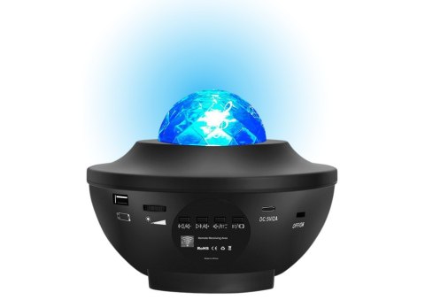 Projektor Gwiazd Lampka Nocna Led Głośnik Bluetooth Pilot Projektor Gwiazd Lampka Nocna Led Głośnik Bluetooth Pilot