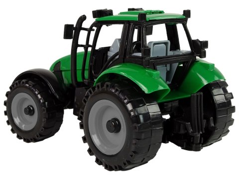 Traktor Ideal Farm Zielony Czerwony Otwierana Maska Traktor Ideal Farm Zielony Czerwony Otwierana Maska