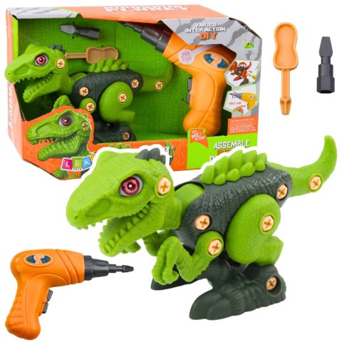Dinozaur Do Rozkręcania Skręcania Zielony Wiertarka DIY Dinozaur Do Rozkręcania Skręcania Zielony Wiertarka DIY