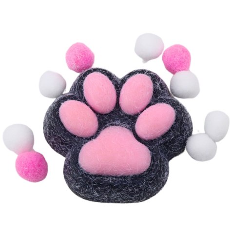 Gniotek Kocia Łapka Zabawka Antystresowa Sensoryczna Sierść Squishy Czarna Gniotek Kocia Łapka Zabawka Antystresowa Sensoryczna Sierść Squishy Czarna
