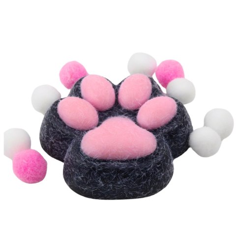 Gniotek Kocia Łapka Zabawka Antystresowa Sensoryczna Sierść Squishy Czarna Gniotek Kocia Łapka Zabawka Antystresowa Sensoryczna Sierść Squishy Czarna