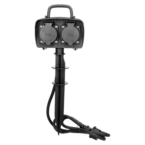 GNIAZDO OGRODOWE 2X2P+Z, IP44, PRZEWÓD 1,5M H07RN-F 3 GNIAZDO OGRODOWE 2X2P+Z, IP44, PRZEWÓD 1,5M H07RN-F 3