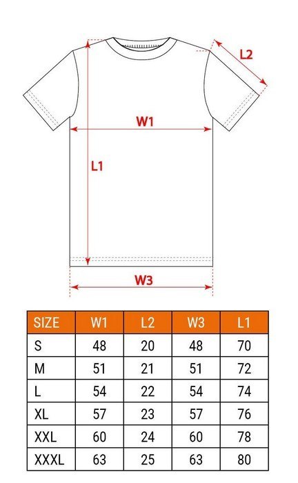 T-SHIRT Z NADRUKIEM WARSZTAT ROZMIAR M