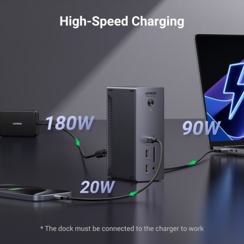 13w1 Stacja dokująca Thunderbolt 4 / USB-A / DP / RJ45 / czytnik SD TF / USB-C / mini jack 13w1 Stacja dokująca Thunderbolt 4 / USB-A / DP / RJ45 / czytnik SD TF / USB-C / mini jack