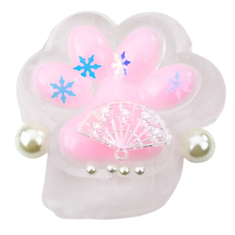 Gniotek Kocia Łapka Antystresowa Sensoryczna Squishy Ozdoby Przeźroczysta Gniotek Kocia Łapka Antystresowa Sensoryczna Squishy Ozdoby Przeźroczysta
