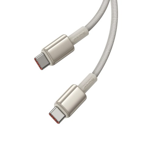 Kabel przewód Tungsten Gold USB-C 100W 2m - złoty