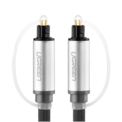 Kabel przewód optyczny audio światłowód Toslink SPDIF 1.5m - szary Kabel przewód optyczny audio światłowód Toslink SPDIF 1.5m - szary
