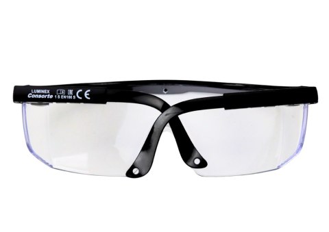 Okulary Ochronne Regulacja Ramion Czarne Okulary Ochronne Regulacja Ramion Czarne