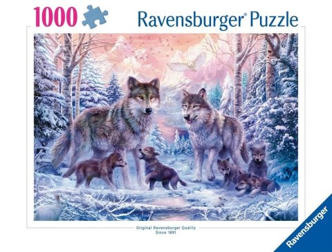 Puzzle 1000 Śnieżne wilki Puzzle 1000 Śnieżne wilki