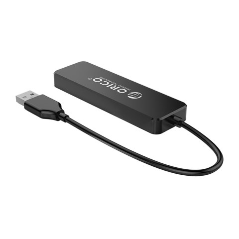 Hub FL01 stacja dokująca rozdzielacz USB-A na 4x USB-A - czarny Hub FL01 stacja dokująca rozdzielacz USB-A na 4x USB-A - czarny