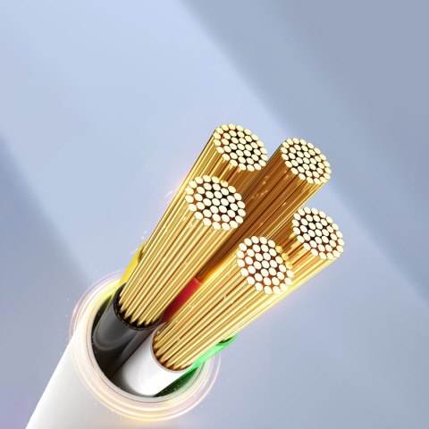 Kabel przewód CDX 100W 5A Power Delivery USB-C 1m - biały Kabel przewód CDX 100W 5A Power Delivery USB-C 1m - biały