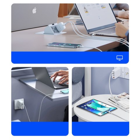 Kabel przewód CDX 60W 3A Power Delivery USB-C 1m - biały Kabel przewód CDX 60W 3A Power Delivery USB-C 1m - biały
