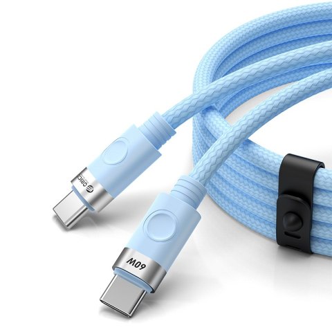 Kabel przewód CDX 60W 3A Power Delivery USB-C 1m - niebieski Kabel przewód CDX 60W 3A Power Delivery USB-C 1m - niebieski
