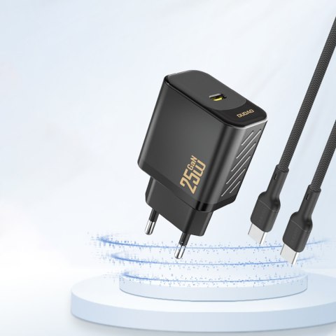 Ładowarka sieciowa 25W GaN USB-C - czarna Ładowarka sieciowa 25W GaN USB-C - czarna