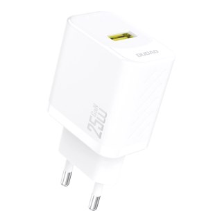 Ładowarka sieciowa GaN 25W USB-A - biała