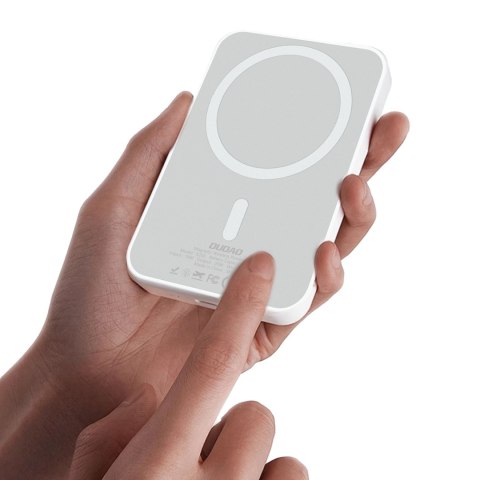Powerbank K26S 5000mAh 20W USB-A / USB-C / MagSafe - biały Powerbank K26S 5000mAh 20W USB-A / USB-C / MagSafe - biały