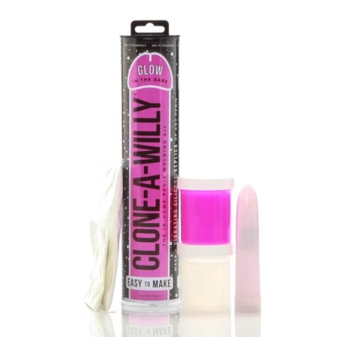 Zestaw do klonowania penisa fosforyzujący - Clone A Willy Kit Glow-in-the-Dark Pink Zestaw do klonowania penisa fosforyzujący - Clone A Willy Kit Glow-in-the-Dark Pink