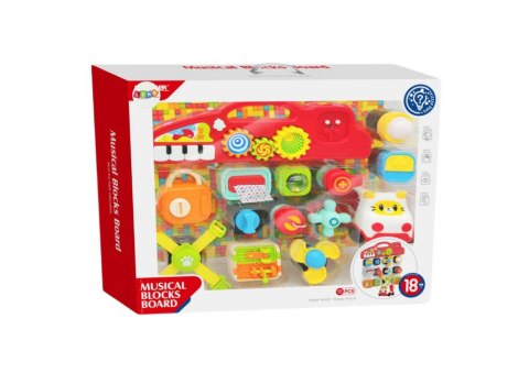 Tablica Sensoryczna Dla Dzieci Panel Edukacyjny Interaktywny Pianinko 15 ele. Tablica Sensoryczna Dla Dzieci Panel Edukacyjny Interaktywny Pianinko 15 ele.