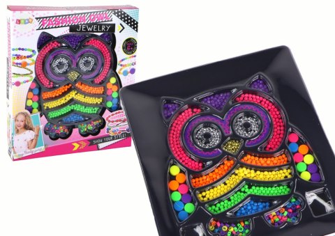Zestaw Do Robienia Biżuterii DIY Koraliki 3000 El. Sówka Zestaw Do Robienia Biżuterii DIY Koraliki 3000 El. Sówka