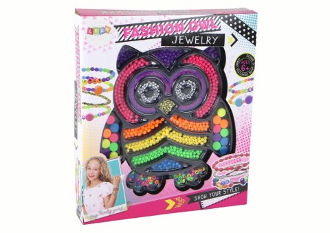 Zestaw Do Robienia Biżuterii DIY Koraliki 3000 El. Sówka Zestaw Do Robienia Biżuterii DIY Koraliki 3000 El. Sówka