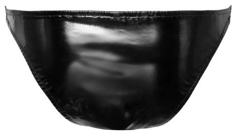 Black Level - Winylowe Błyszczące Męskie Slipy Czarne XL