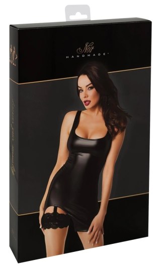 Noir - Obcisła Mini Sukienka Na Ramiączkach Orgia Czarna XL