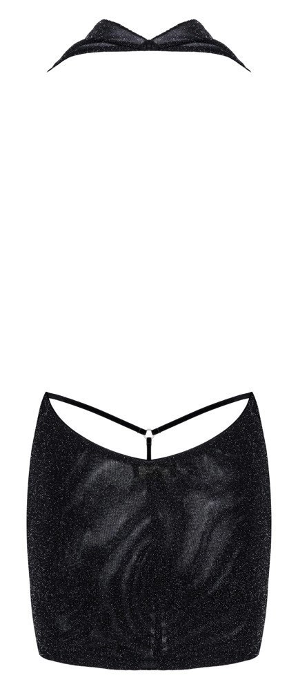 Noir - Seksowna Mini Sukienka Orgia Luminara Czarna S
