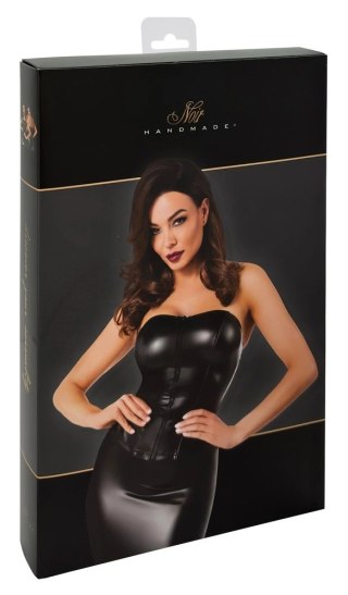 Noir - Seksowny Dopasowany Czarny Gorset Orgia Exclusive S