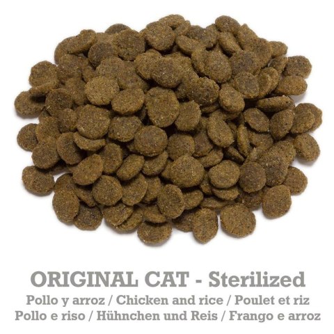ARQUIVET CAT Original dla kotów sterylizowanych kurczak z ryżem 1,5 kg ARQUIVET CAT Original dla kotów sterylizowanych kurczak z ryżem 1,5 kg