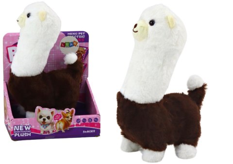 Interaktywne Zwierzątko Lama Alpaka Chodzi Gra Brązowa 23 cm Interaktywne Zwierzątko Lama Alpaka Chodzi Gra Brązowa 23 cm