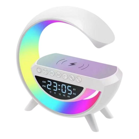 Lampka Nocna Wielofunkcyjna Budzik Ładowarka Indukcyjna Lampka Nocna Wielofunkcyjna Budzik Ładowarka Indukcyjna
