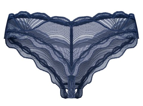 Obsessive - Koronkowe Figi W Eleganckim Niebieskim Kolorze Nightly Blue M/L Obsessive - Koronkowe Figi W Eleganckim Niebieskim Kolorze Nightly Blue M/L