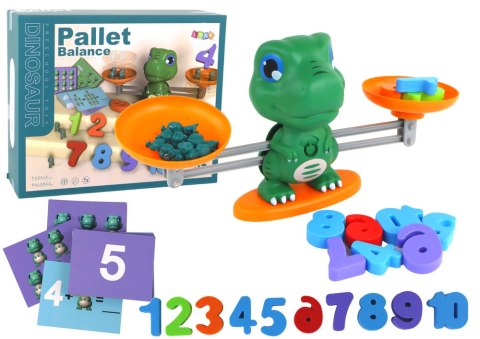 Zabawka Edukacyjna Dinozaur Waga Działania Matematyczne Zabawka Edukacyjna Dinozaur Waga Działania Matematyczne