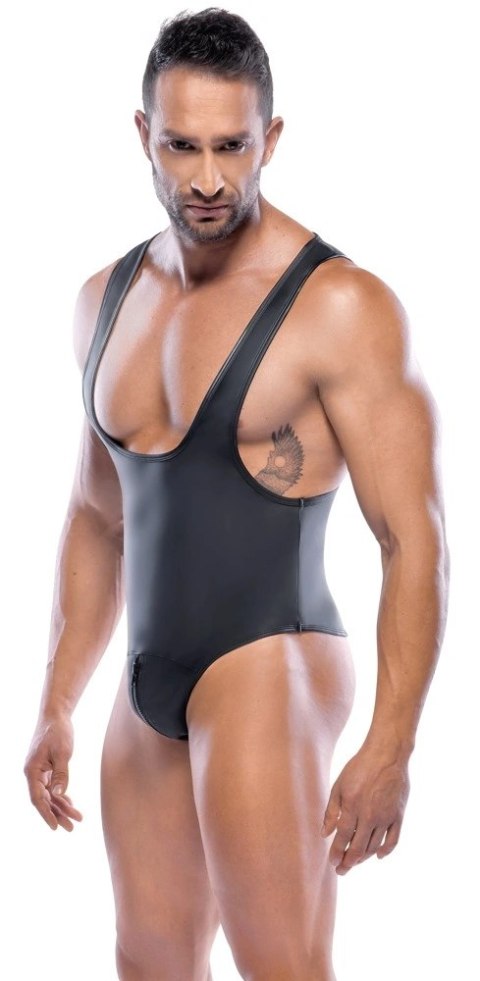 Svenjoyment - Seksowne Męskie Body Na Ramiączkach Czarne 2XL