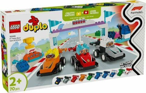 LEGO 10445 DUPLO TOWN Bolidy i kierowcy F1 LEGO 10445 DUPLO TOWN Bolidy i kierowcy F1