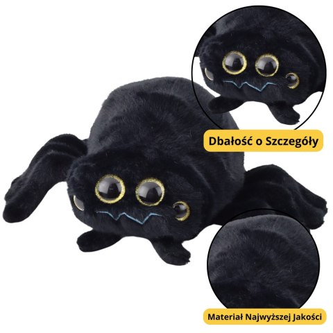 Pluszowa Maskotka Przytulanka Owad Pająk Czarny 30cm Pluszowa Maskotka Przytulanka Owad Pająk Czarny 30cm