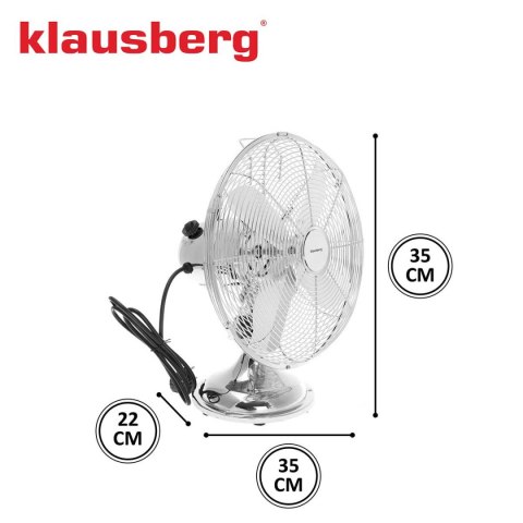 WENTYLATOR WIATRAK CYRKULACYJNY KLAUSBERG KB-7537 WENTYLATOR WIATRAK CYRKULACYJNY KLAUSBERG KB-7537