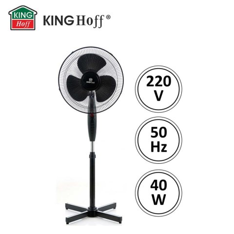 WENTYLATOR WIATRAK STOJĄCY PODŁOGOWY KINGCOOL KC-2124 czarny WENTYLATOR WIATRAK STOJĄCY PODŁOGOWY KINGCOOL KC-2124 czarny